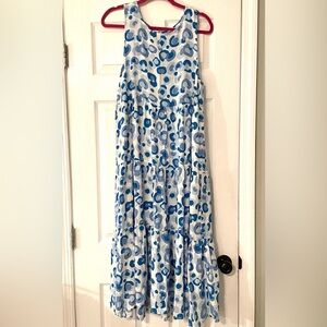 Printed maxi dress size L